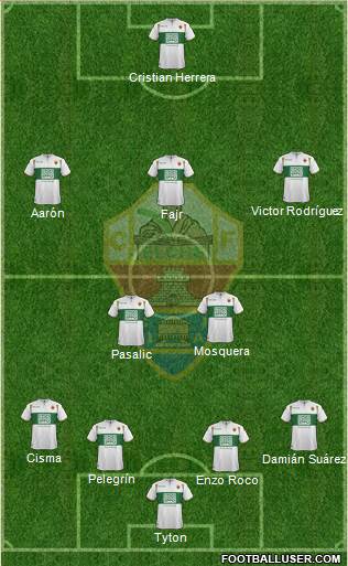Elche C.F., S.A.D. Formation 2015