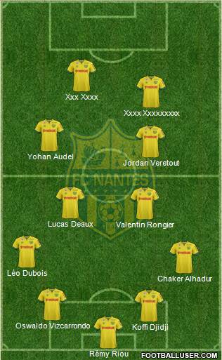 FC Nantes Formation 2015
