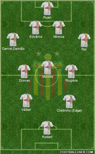 Sampaio Corrêa FC Formation 2015