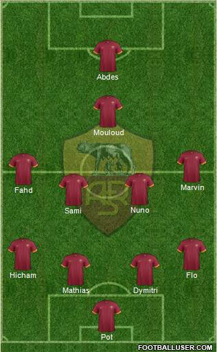 AS Roma Formation 2015