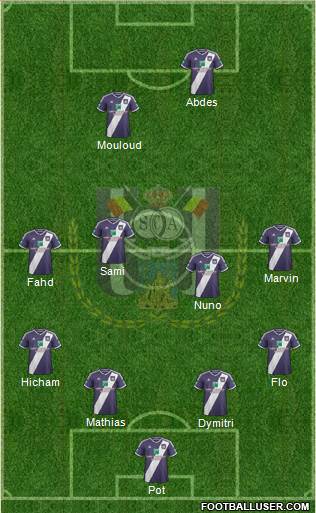 RSC Anderlecht Formation 2015