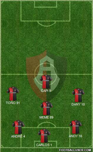 Club Deportivo Atlas Formation 2015