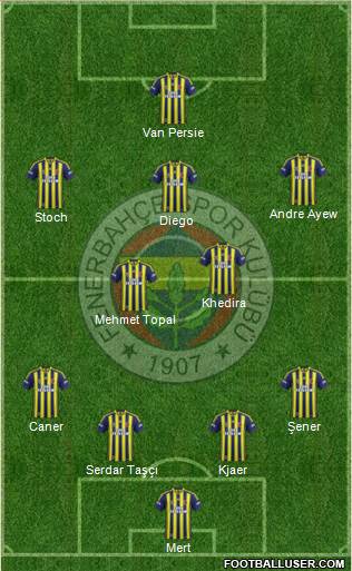 Fenerbahçe SK Formation 2015