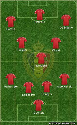 Belgium Formation 2015