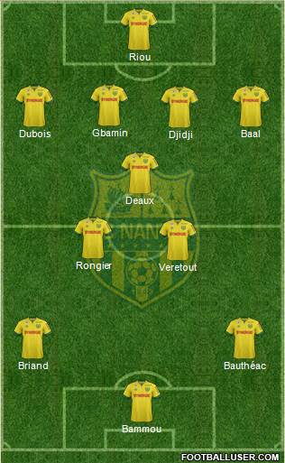 FC Nantes Formation 2015