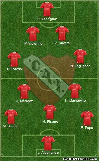 Independiente Formation 2015