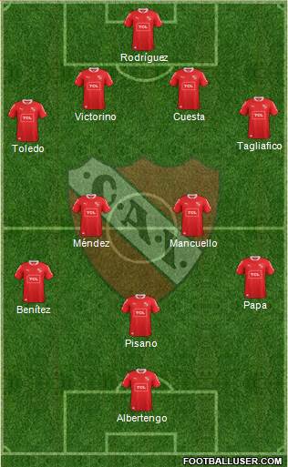 Independiente Formation 2015
