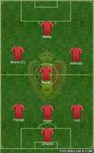 Belgium Formation 2015