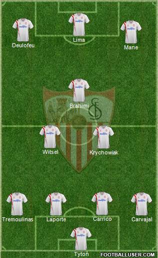 Sevilla F.C., S.A.D. Formation 2015