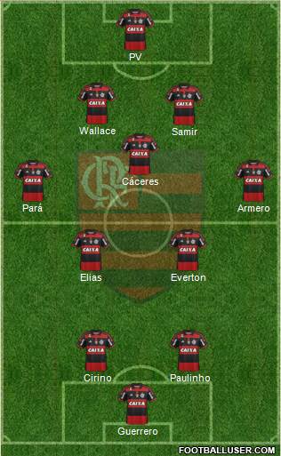 CR Flamengo Formation 2015