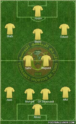 Espérance Sportive de Tunis Formation 2015