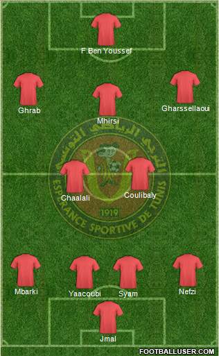 Espérance Sportive de Tunis Formation 2015