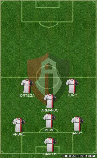 Club Deportivo Atlas Formation 2015