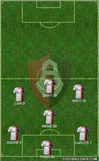Club Deportivo Atlas Formation 2015