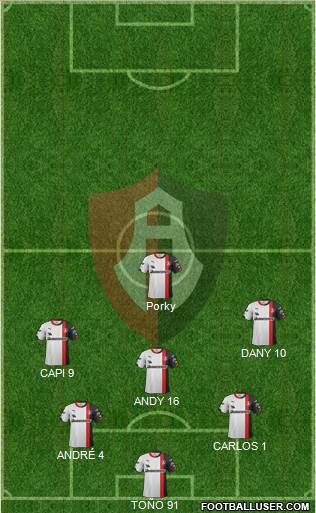 Club Deportivo Atlas Formation 2015
