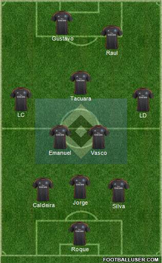 Hamburger SV Formation 2015