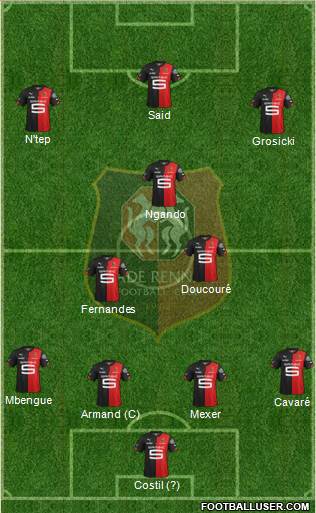 Stade Rennais Football Club Formation 2015