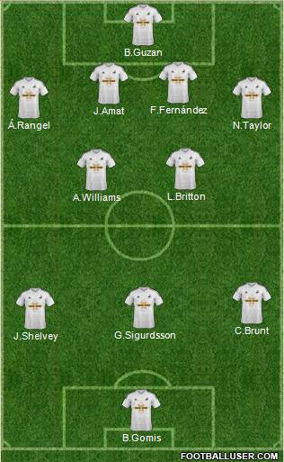 Swansea City Formation 2015