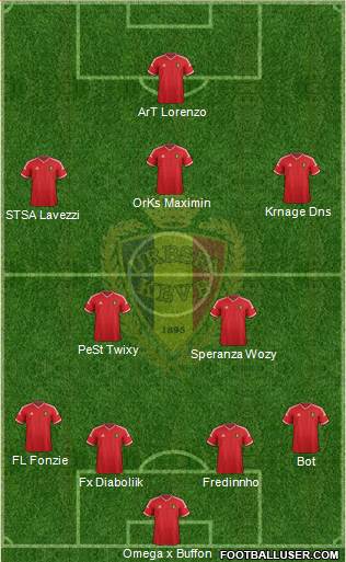 Belgium Formation 2015