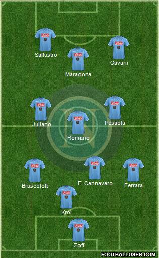 Napoli Formation 2015