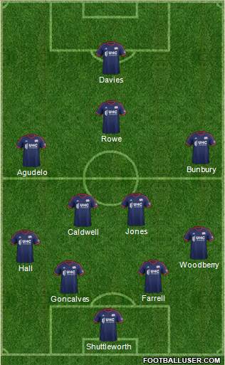 New England Revolution Formation 2015