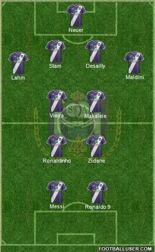RSC Anderlecht Formation 2015