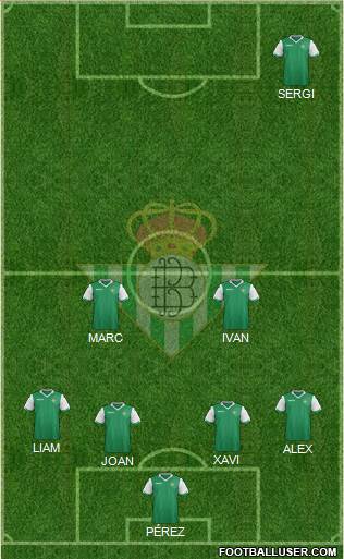 Real Betis B., S.A.D. Formation 2015
