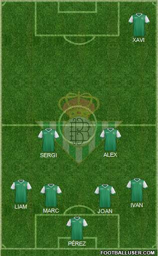 Real Betis B., S.A.D. Formation 2015