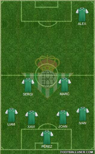 Real Betis B., S.A.D. Formation 2015