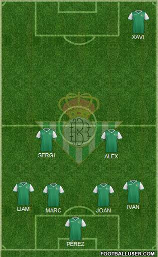 Real Betis B., S.A.D. Formation 2015