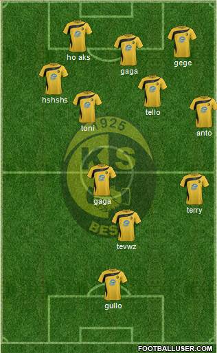KS Besa Kavajë Formation 2015