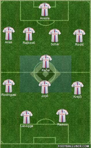 Hamburger SV Formation 2015