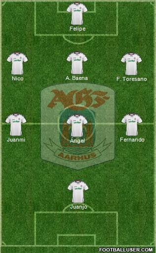 Aarhus Gymnastik Forening Formation 2015