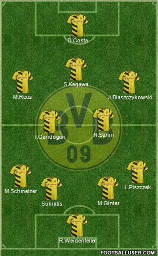 Borussia Dortmund Formation 2015