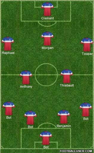 U.S.A. Formation 2015