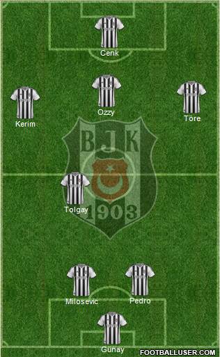 Besiktas JK Formation 2015
