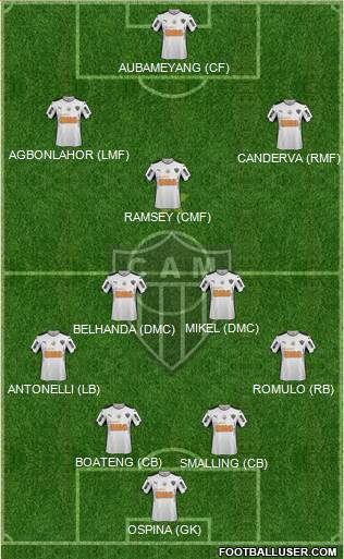 C Atlético Mineiro Formation 2015