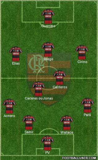 CR Flamengo Formation 2015