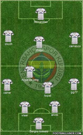 Fenerbahçe SK Formation 2015