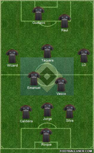 Hamburger SV Formation 2015