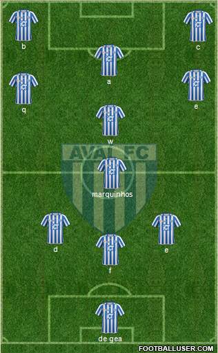 Avaí FC Formation 2015