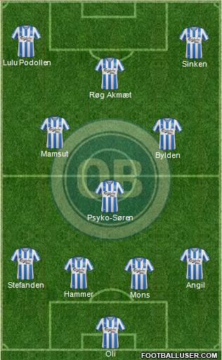 Odense Boldklub Formation 2015