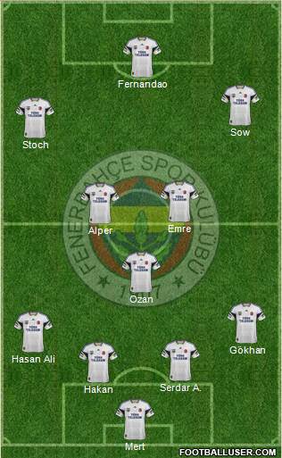 Fenerbahçe SK Formation 2015