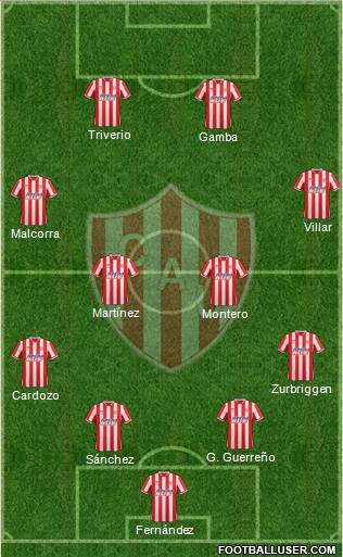 Unión de Santa Fe Formation 2015