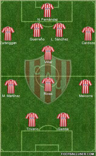 Unión de Santa Fe Formation 2015