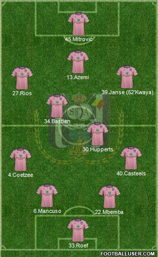 RSC Anderlecht Formation 2015