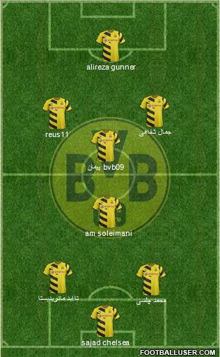 Borussia Dortmund Formation 2015