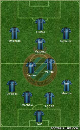 Club Brugge KV Formation 2015
