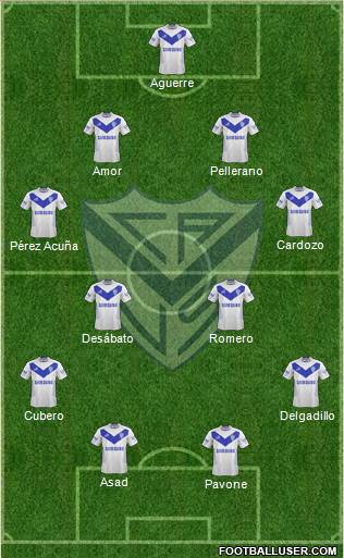 Vélez Sarsfield Formation 2015