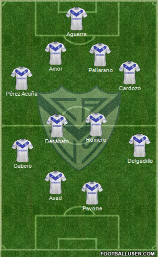 Vélez Sarsfield Formation 2015